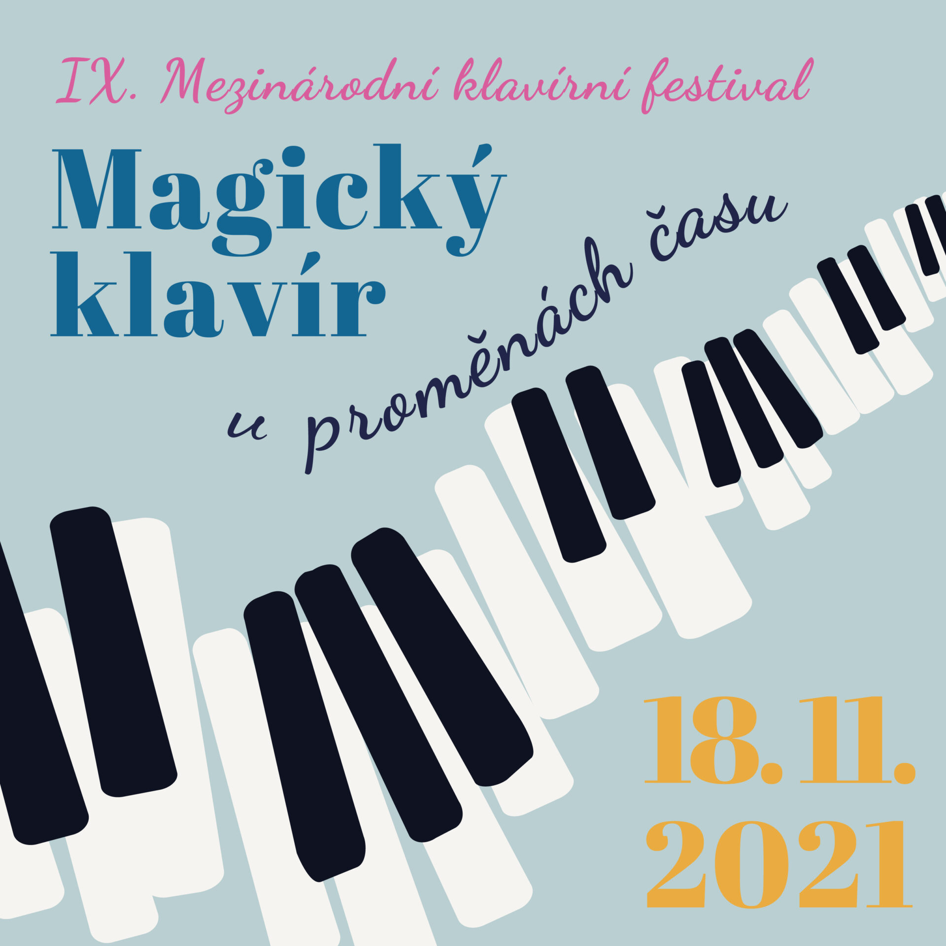 plakát Magický klavír 2021