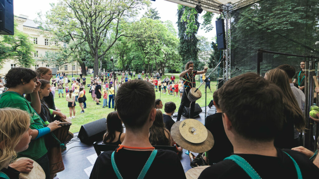 ZUŠ Open 2024 bubenický orchestr